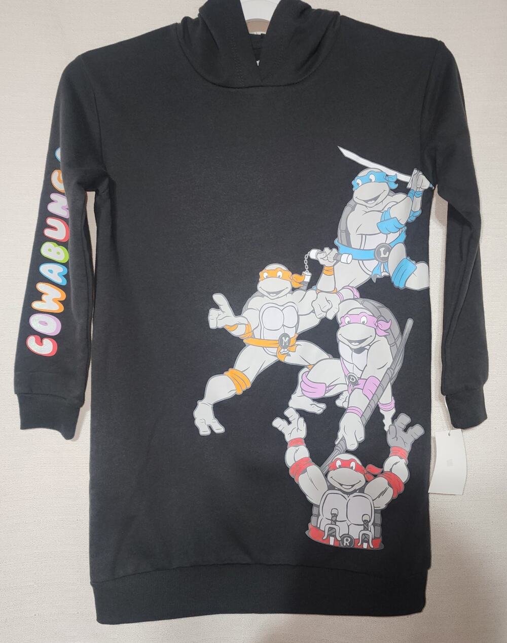 Ninja turtles Cowabunga kids hoodie small 6-6
